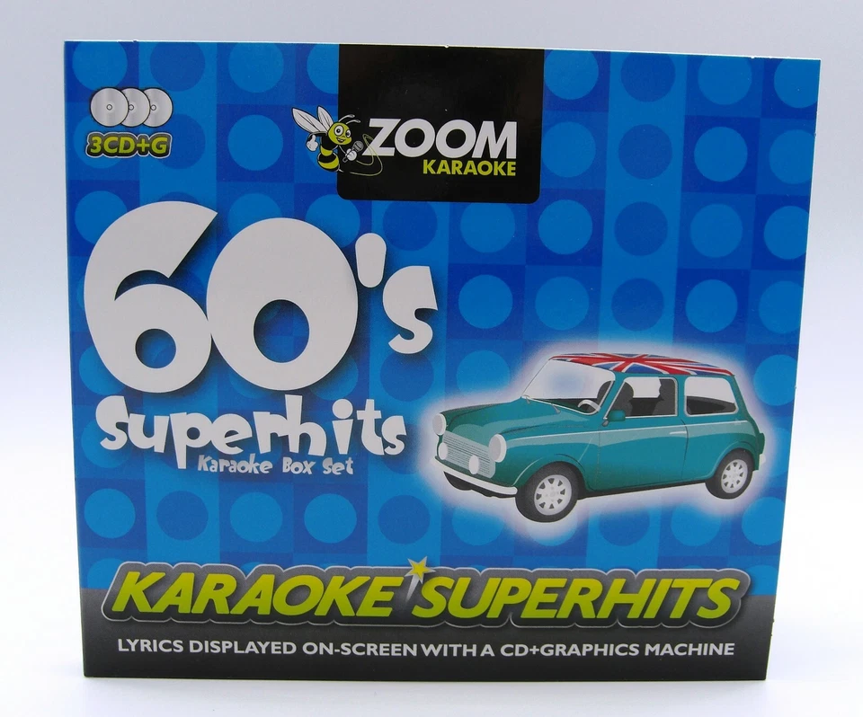 Zoom Karaoke CD+G - 60's Sixties Superhits - Triple CD+G Karaoke Disc Pack - Image 1 of 4