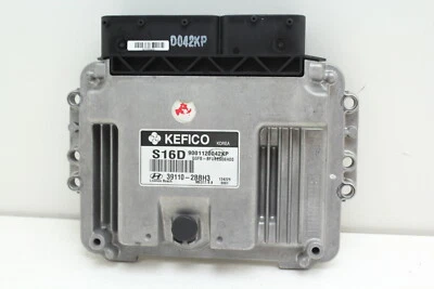 2012 12 Hyundai Veloster 39110-2BBH3 controle de motor de computador módulo ECU ECM EBX - Imagem 1 de 4