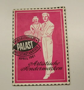 Variete Friedrichstadtpalast Berlin Programmheft 4-1961 Artistische Sondermarken - Bild 1 von 12