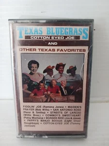 Texas Bluegrass Various Artists Cassette 1985 Cotton Eyed Joe Fiddlin Joe Sealed - Picture 1 of 3