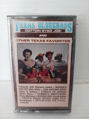 Texas Bluegrass Various Artists Cassette 1985 Cotton Eyed Joe Fiddlin Joe Sealed - Image 1 of 3