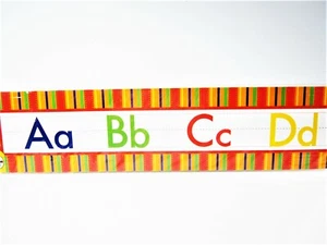 Alphabet A-Z Hanging Wall Border Teaching School Classroom Kids Room or Nursery - Picture 1 of 14