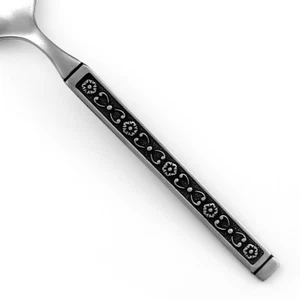 Gorham HACIENDA Stainless Glossy Black Accent Silverware CHOICE Flatware - Picture 1 of 16