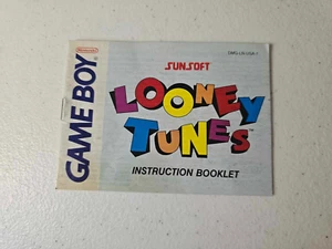 Nintendo Gameboy GB Looney Tunes Instruction Manual Only - Picture 1 of 2