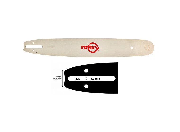 12" Guide Bar for Echo Pole Saws PPT-2620 CS300 CS280 CS271T CS345 Power Pruner - Image 1 of 1