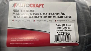 3/4 In X 6 Ft Heater Hose By AutoCraft SAE J20R3 - Picture 1 of 2