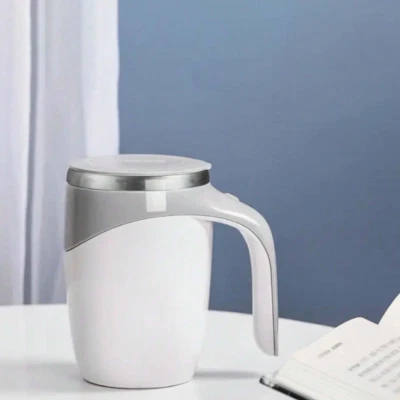 Automatic Self Mixing Magnetic Stainless Steel Coffee Cup Milk Self Stirring Mug