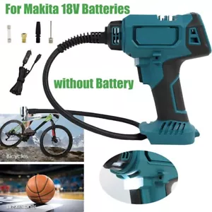 120psi Für Makita 18V Batterien Inflator Pumpe LED Akku Auto Kompressor Reifen - Bild 1 von 14
