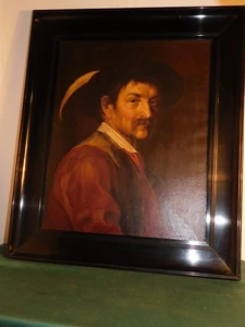 Super Sublime Portrait D'Un Jeune Homme Copie Après Franz Defregger ! A.Erhardt - Bild 1 von 10