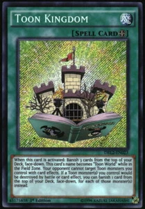 Yu-Gi-Oh! - Dragons of Legend 2 Toon Kingdom DRL2-EN023 Secret Rare 1st Edition - Picture 1 of 2