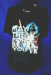 Star Wars "May The Force Be With You" T-shirt Size Medium NEW with Tags - Picture 1 of 9