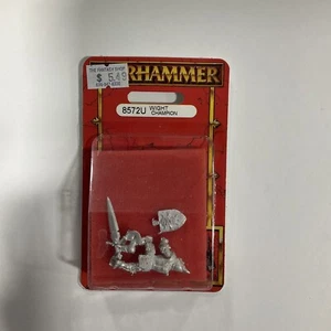 Warhammer Fantasy Wight Champion Blister NIP Vampire Counts Undead 1997 - Picture 1 of 2