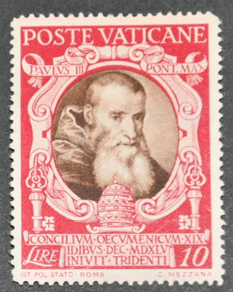 Vatican #Mi137 MNH 1946 Tridentine Council Paul III [121] - Image 1 of 1