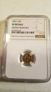 1852 Liberty Head Gold $1 coin - Picture 1 of 4