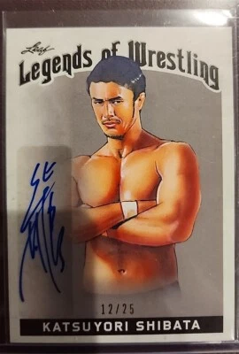 Leaf Legends of Wrestling Katsuyori Shibata 2018 25/12 Foto 1 de 2