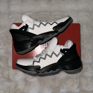 Adidas Don Issue 2 Größe 9,5 Herren Mind Over Matter weiß und schwarz mit Karton - Bild 1 von 8