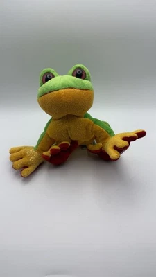 GANZ Webkinz Tree Frog Bean Bag Plush Stuffed Animal Soft Toy No Code HM109 - Image 1 of 4