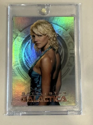 BATTLESTAR GALACTICA SEASON 2 WOMEN OF INSERT W3 TRICIA HELFER AS NUMBER SIX - Image 1 of 2