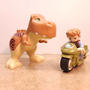 LEGO Duplo 10939 Dinosaur Breakout T. rex & Owen Grady W Motorcycle Only - Picture 1 of 9