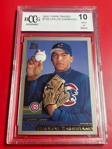 2000 Topps Traded Carlos Zambrano RC Rookie BCCG 10 - Bild 1 von 2