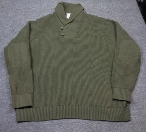 Suéter Duluth Brigadier Cuello Chal Para Hombres 2XL Verde Algodón Nylon Lana Nuevo con Etiquetas - Imagen 1 de 14