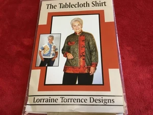 The Tablecloth Shirt Pattern Lorraine Torrence Designs Sizes XXS-XXXL - Picture 1 of 4