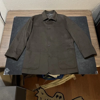 Ralph Ralph Lauren RRL Chaqueta Abrigo Para Hombres 42R Lana Seda Mezcla Cachemira Blazer Años 90 Foto 1 de 4