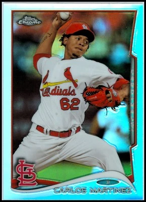 2014 Topps Chrome Refractors #54 Carlos Martinez - BB - Image 1 of 2