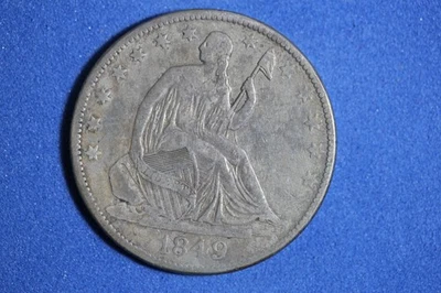 ESTATE FIND 1849 O- Seated Half Dollar!!  #K54525 - Image 1 of 2