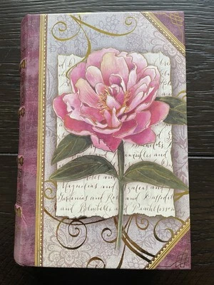 Punch Studio Book Hideaway Keepsake Trinket Box w Magnetic Lid ~ 6.5 x 4.5 x 1.5 Foto 1 de 4