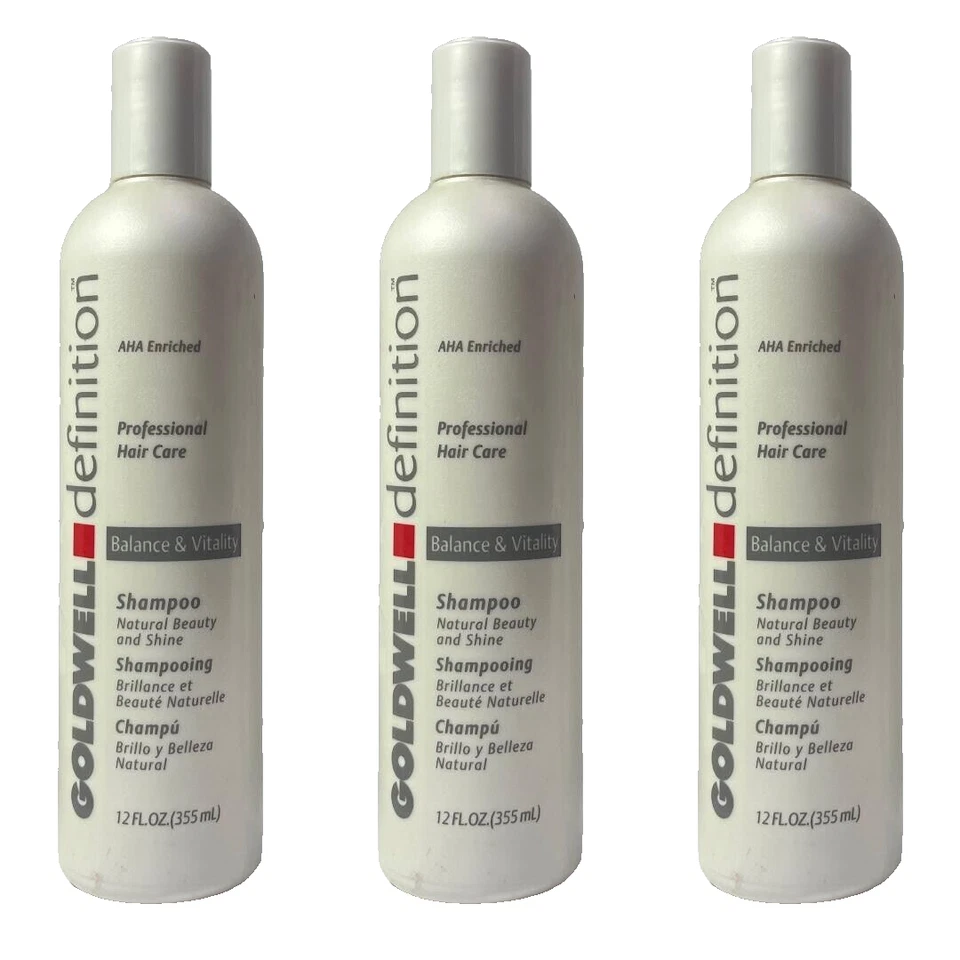 3 champú Goldwell Definition Balance & Vitality 12 oz ea (225) Foto 1 de 1