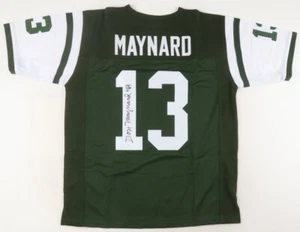 Don Maynard Signed New York Jets Jersey "HOF 87" (JSA) Super Bowl III Champion - Picture 1 of 7