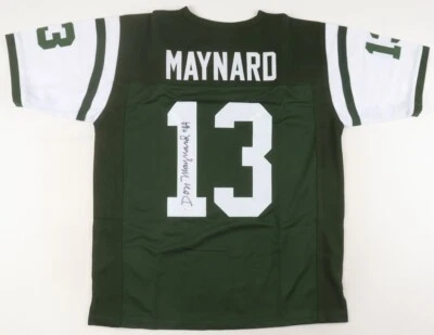 Don Maynard Signed New York Jets Jersey "HOF 87" (JSA) Super Bowl III Champion - Image 1 of 4
