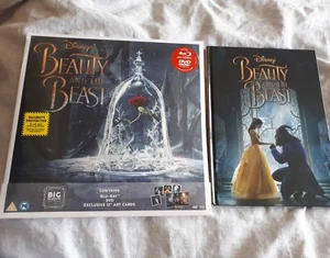 Disney beauty and the beast Blu-Ray/Dvd Exclusive With Prints and book - Picture 1 of 4