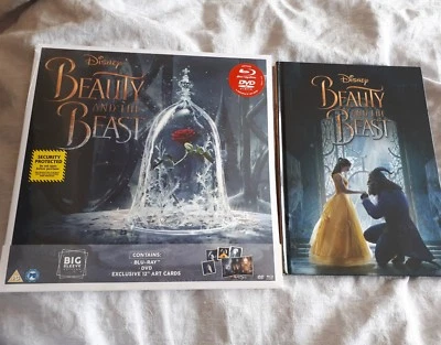 Disney beauty and the beast Blu-Ray/Dvd Exclusive With Prints and book collecter - Image 1 of 4