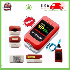 Oximeter Pulse Fingertip SpO2 Heart Rate Monitor Blood Oxygen Saturation Monitor - Picture 1 of 13