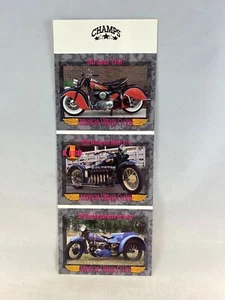 PROMO CARD ITEM: AMERICAN VINTAGE CYCLES 2 (Champs 1992) 147, 132 & 152, HEADER - Picture 1 of 4