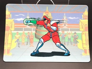 M. Bison STREET FIGHTER II luchador código de barras TCG CAPCOM JAPÓN 1992 Raro F/S No.74 - Imagen 1 de 12