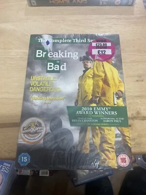Breaking Bad - The Complete Third Season (2011) (DVD) DVD (2010) BRYAN CRANSTON - Image 1 of 2
