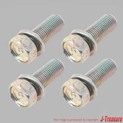 Juego de 4 pernos de montaje de soporte de pinza de freno de disco genuino Subaru WRX STI VAF 15-19 Foto 1 de 4