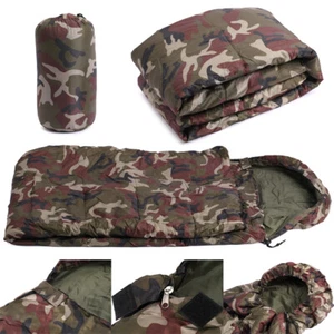 Adult Envelope Sleeping Bag Camping Gear Outdoor Lightweight Sleeping Bag Hiking - Picture 1 of 8