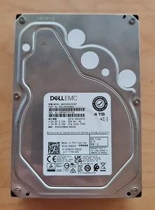 4TB SAS 12G 7.2k 256MB 3.5" DELL EMC Toshiba MG08SDA400NY SIE HDEJN82DAB51 HDD - Picture 1 of 7