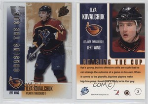 2002-03 Pacific Quest for the Cup Chasing the Cup Ilya Kovalchuk #3
