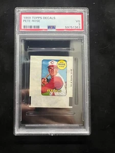 1969 TOPPS DECALS PETE ROSE PSA 3 - Picture 1 of 2