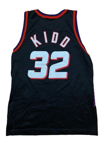 Vintage Jason Kidd Jersey Phoenix Suns Champion Shirt Size M Cover