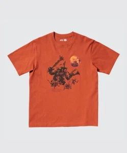 Uniqlo UT Legend Of Zelda Tears Of The Kingdom T-Shirt Size L Orange Bokoblin - Picture 1 of 5