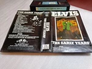 ELVIS The Early Years + "The Beatles Interviews" - RARE OZ Golden Lion Vhs Issue - Picture 1 of 3
