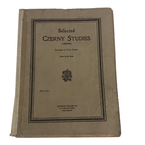 Vintage Selected Czerny Studies Piano Playing Liebling Book One Theodore Presser - Picture 1 of 16