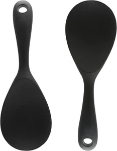 2PC Rice Paddle Spoon, Non Stick Rice Spatula Rice Cooker Spoon, Heat Resistant - Picture 1 of 7