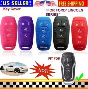 Funda protectora de silicona con soporte remoto para llavero para Ford F-150 LINCOLN MKC MKX MKZ Key - Imagen 1 de 25